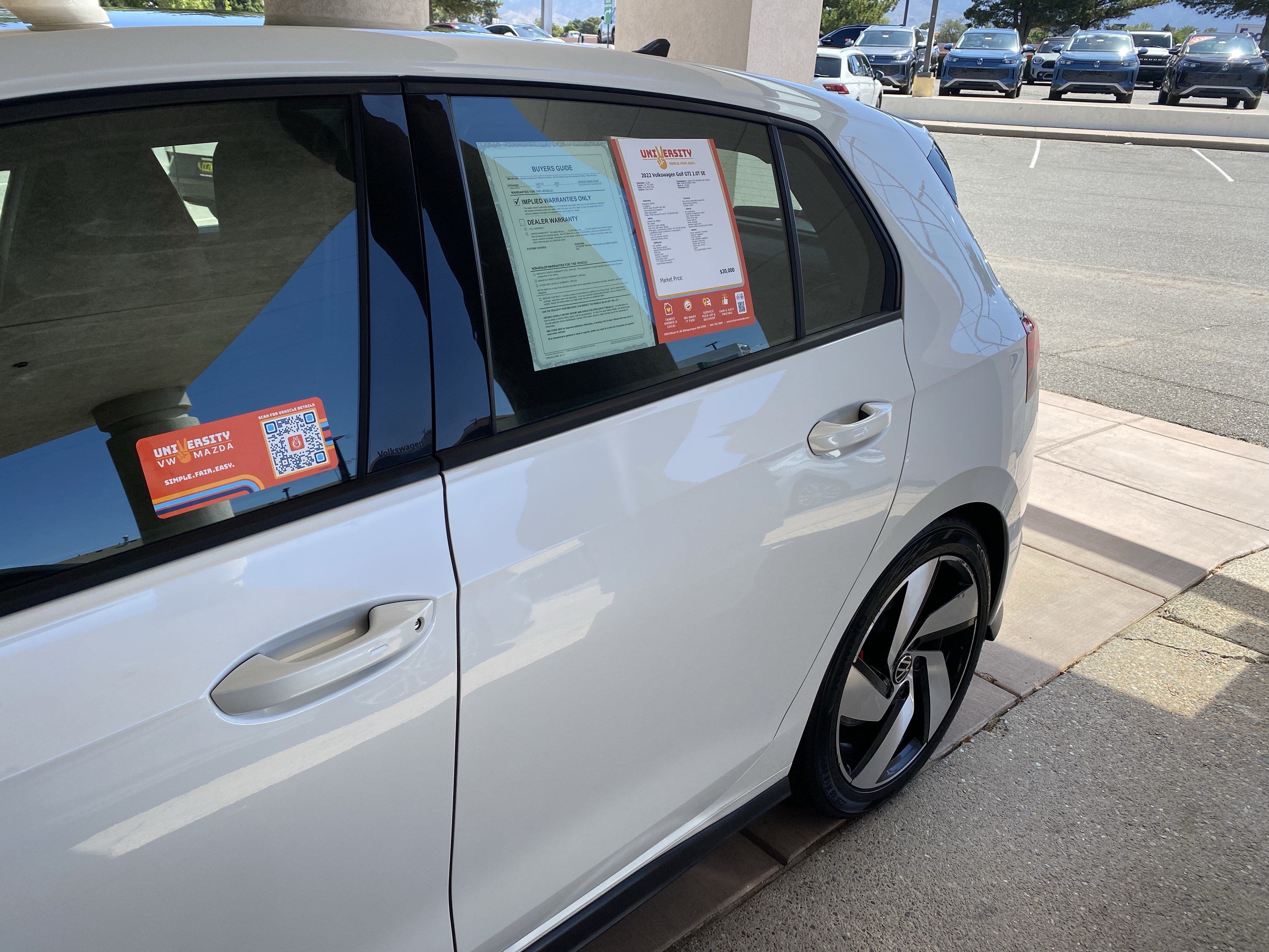 Certified 2022 Volkswagen GTI SE FWD image 56