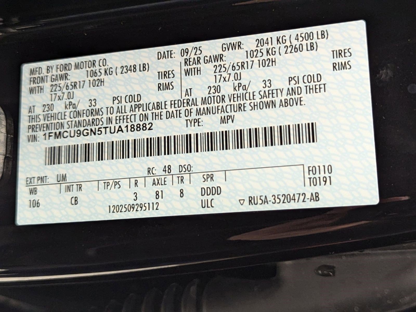 New 2026 Ford Escape Active w/ Cold Weather Package image 15