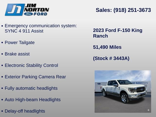 Used 2023 Ford F150 King Ranch w/ Equipment Group 601A High AWD/4WD image 39