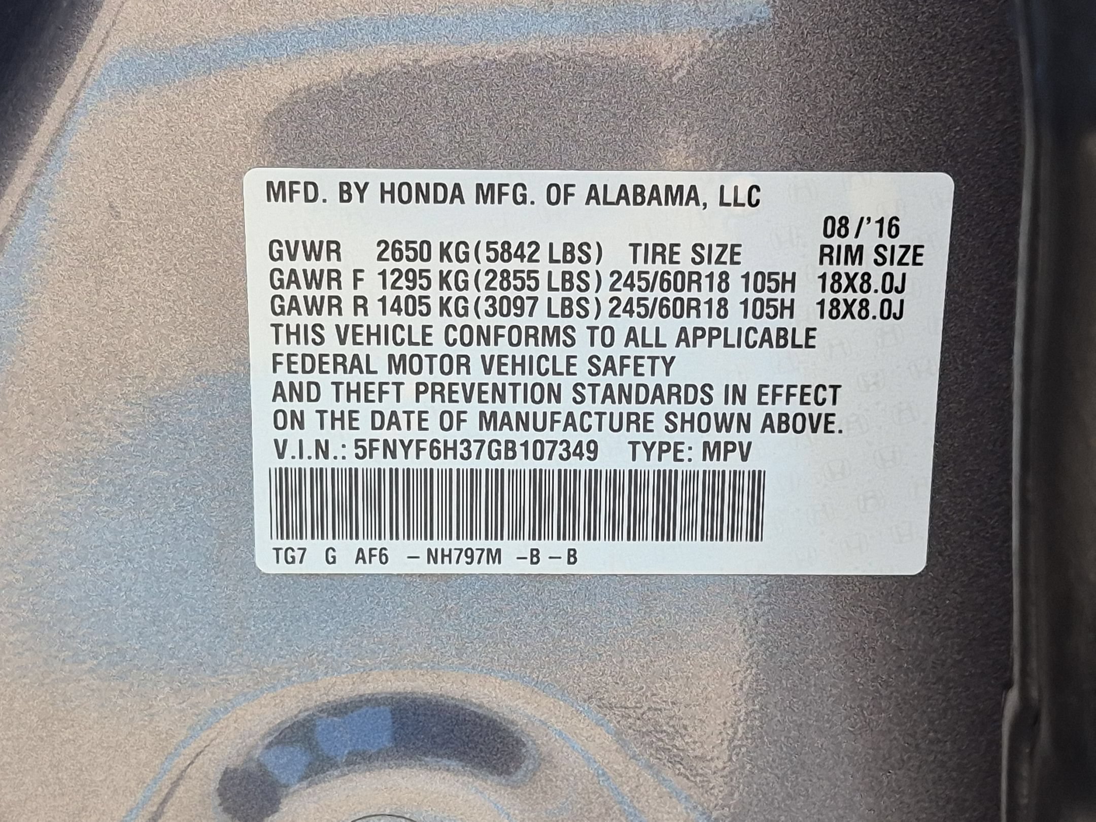 Used 2016 Honda Pilot EX image 33