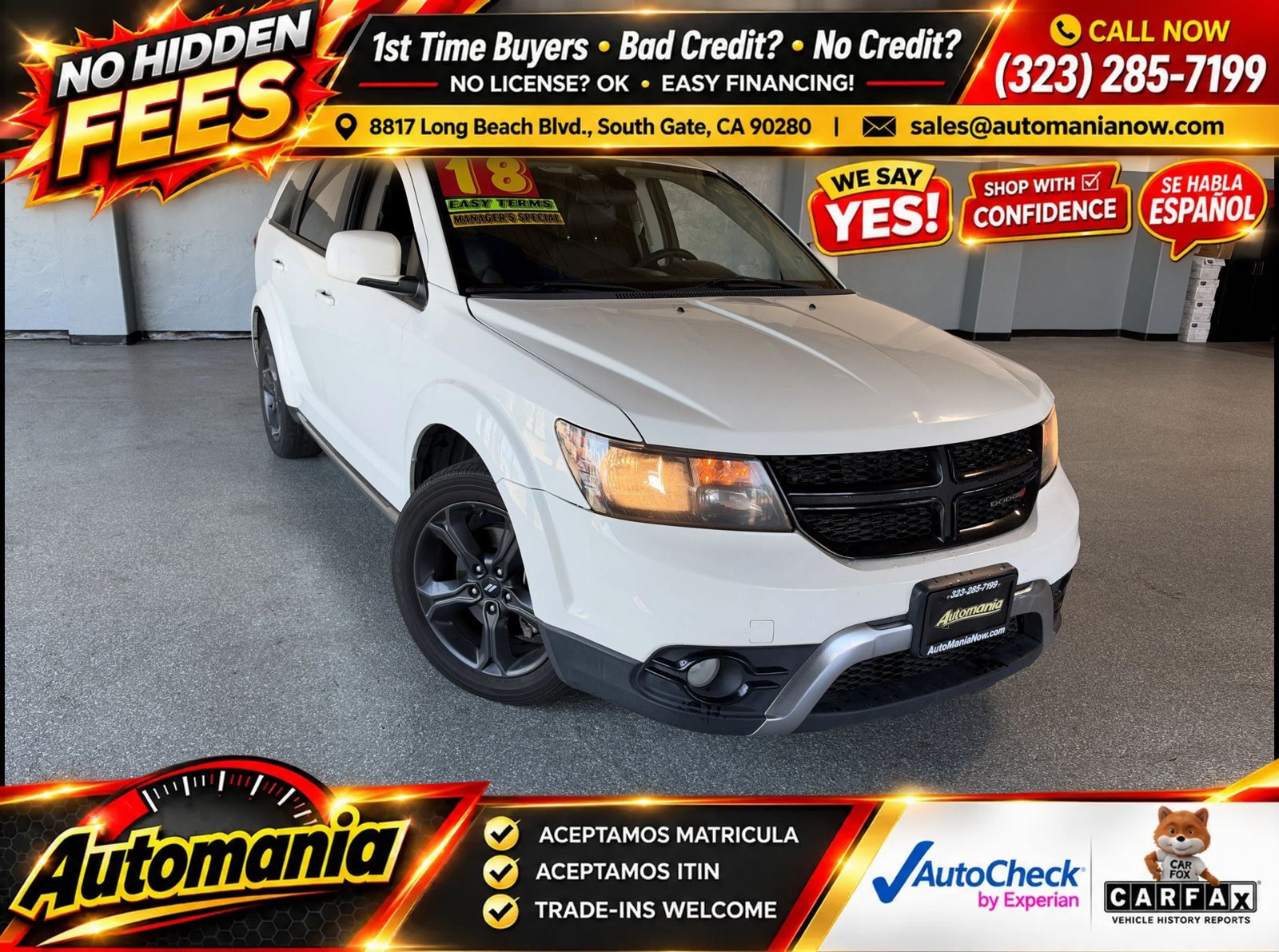 Used 2018 Dodge Journey Crossroad FWD image 1