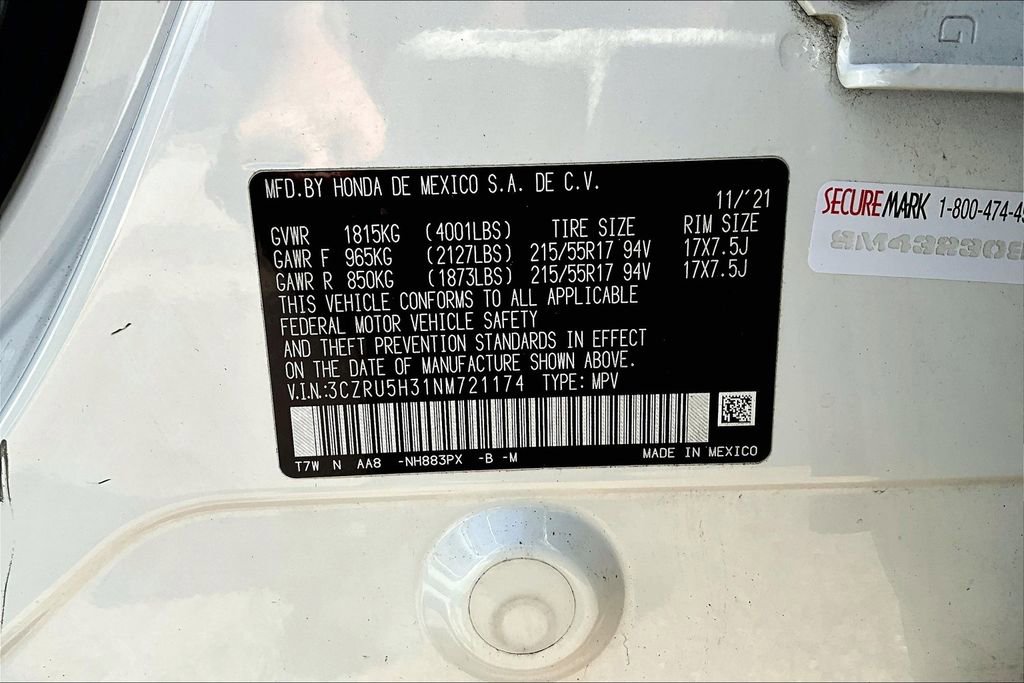 Used 2022 Honda HR-V LX image 35