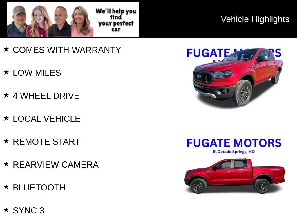 Used 2020 Ford Ranger XLT w/ Equipment Group 301A Mid image 8