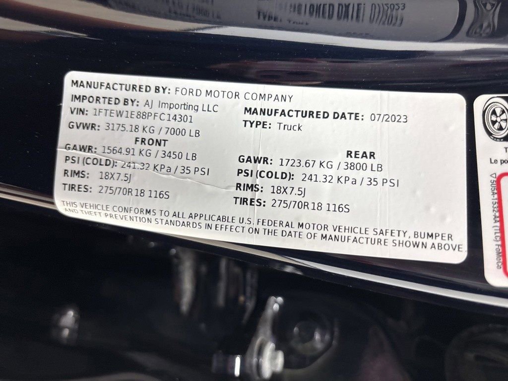 Used 2023 Ford F150 Tremor w/ 360 Degree Camera Package AWD/4WD image 24