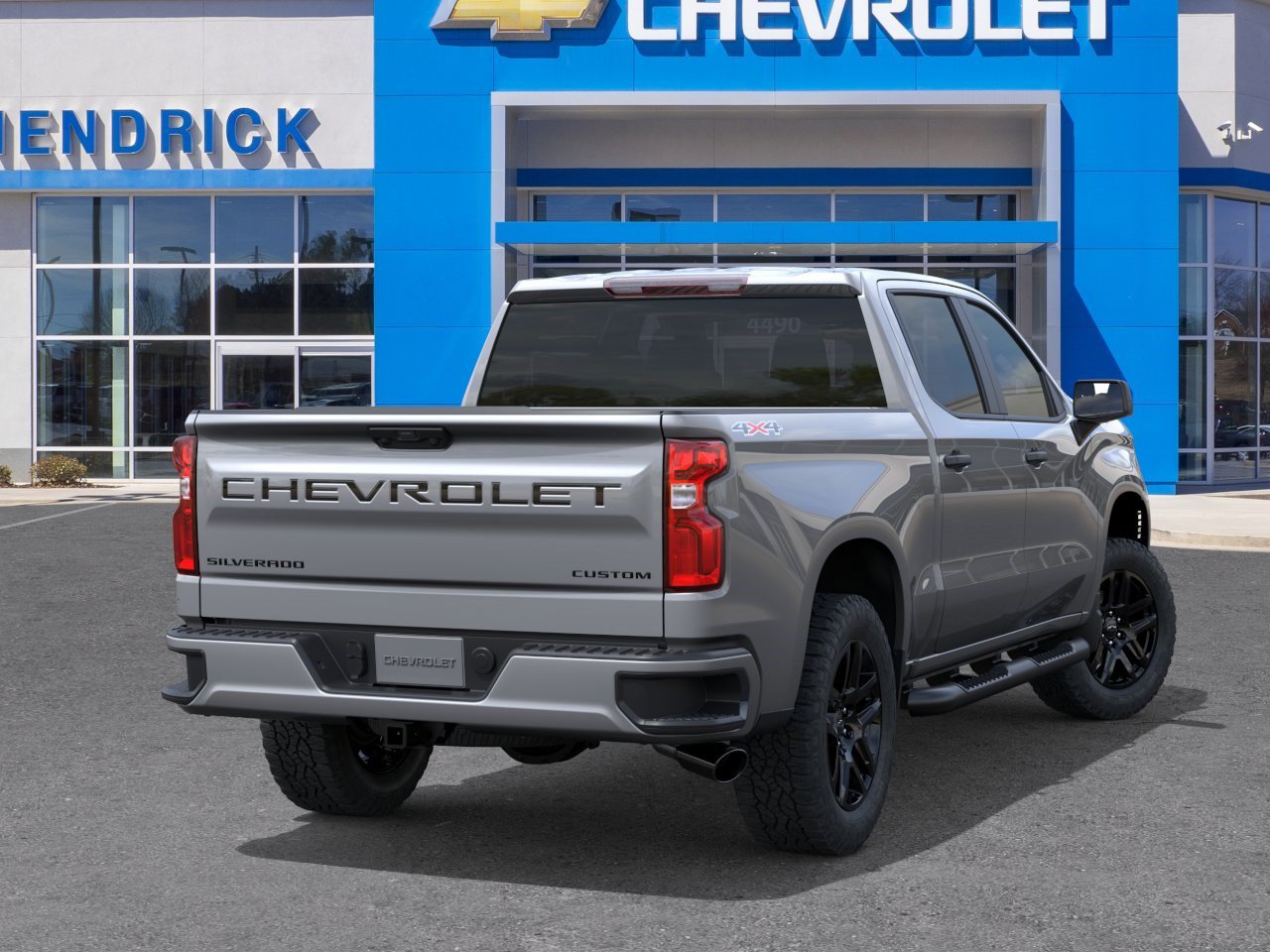 New 2026 Chevrolet Silverado 1500 Custom w/ Turbomax Blackout Package AWD/4WD image 6