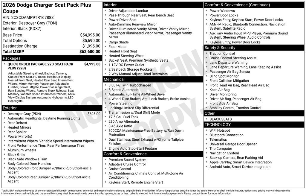 New 2026 Dodge Charger R/T Scat Pack image 18