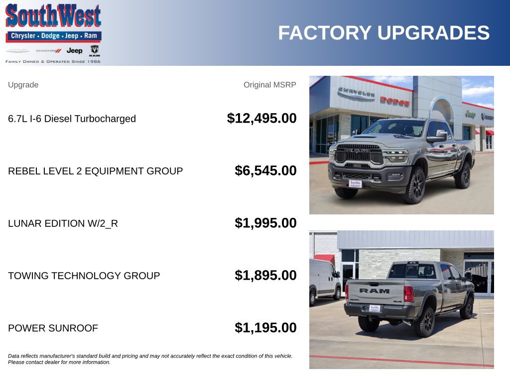 New 2027 RAM 2500 Rebel w/ Rebel Level 2 Equipment Group AWD/4WD image 11