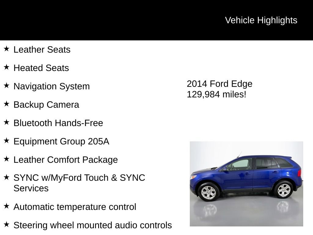 Used 2014 Ford Edge SEL w/ Equipment Group 202A image 5