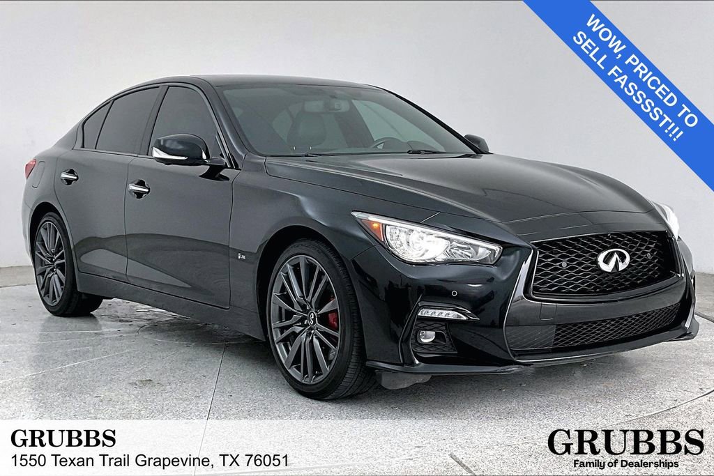 Used 2022 INFINITI Q50 Red Sport 400 image 1