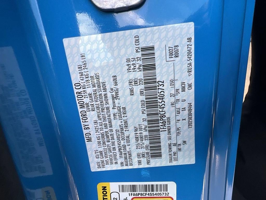 New 2025 Ford Mustang GT Premium w/ GT Performance Package image 30