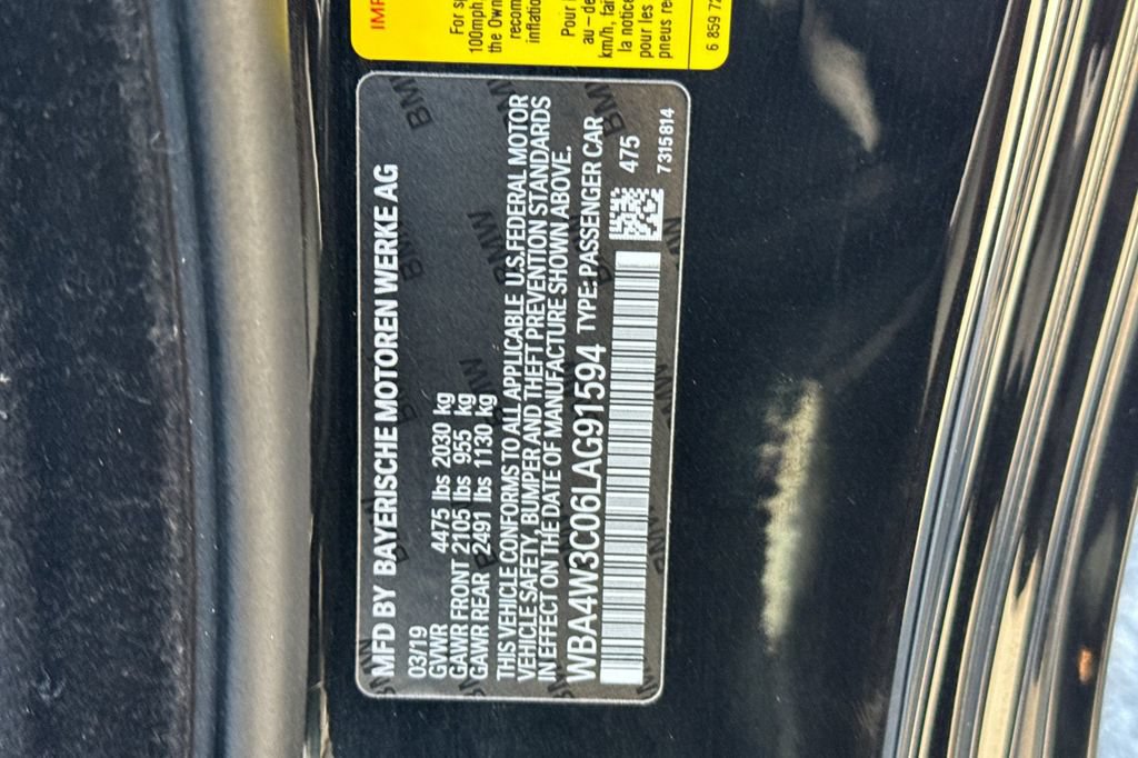 Used 2020 BMW 430i Coupe w/ M Sport Package RWD image 34