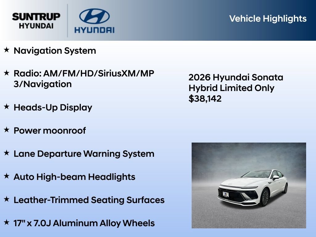 New 2026 Hyundai Sonata Limited FWD image 7