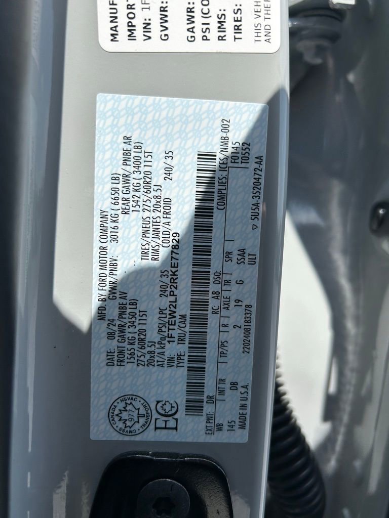 Used 2024 Ford F150 STX w/ STX Black Appearance Package AWD/4WD image 17