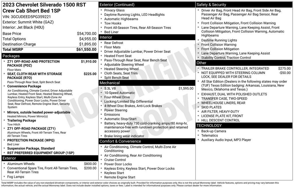 Certified 2023 Chevrolet Silverado 1500 RST image 2