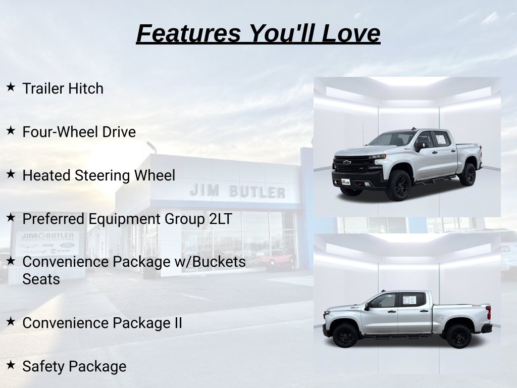 Used 2021 Chevrolet Silverado 1500 LT Trail Boss w/ Convenience Package II AWD/4WD image 19