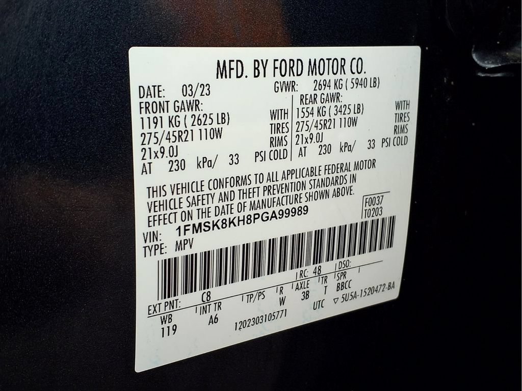 Used 2023 Ford Explorer ST-Line AWD/4WD image 23