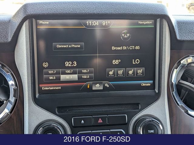 Used 2016 Ford F250 Lariat w/ Lariat Ultimate Package AWD/4WD image 23