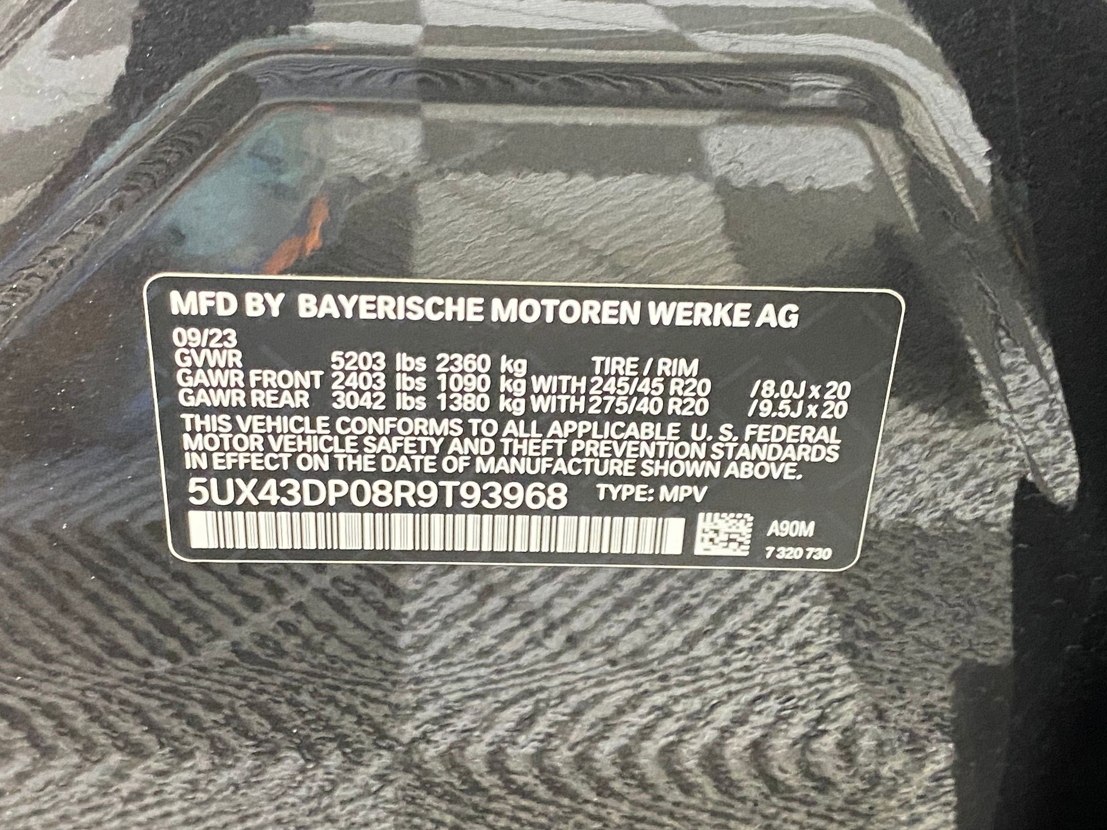 Certified 2024 BMW X3 sDrive30i w/ M Sport Package image 20