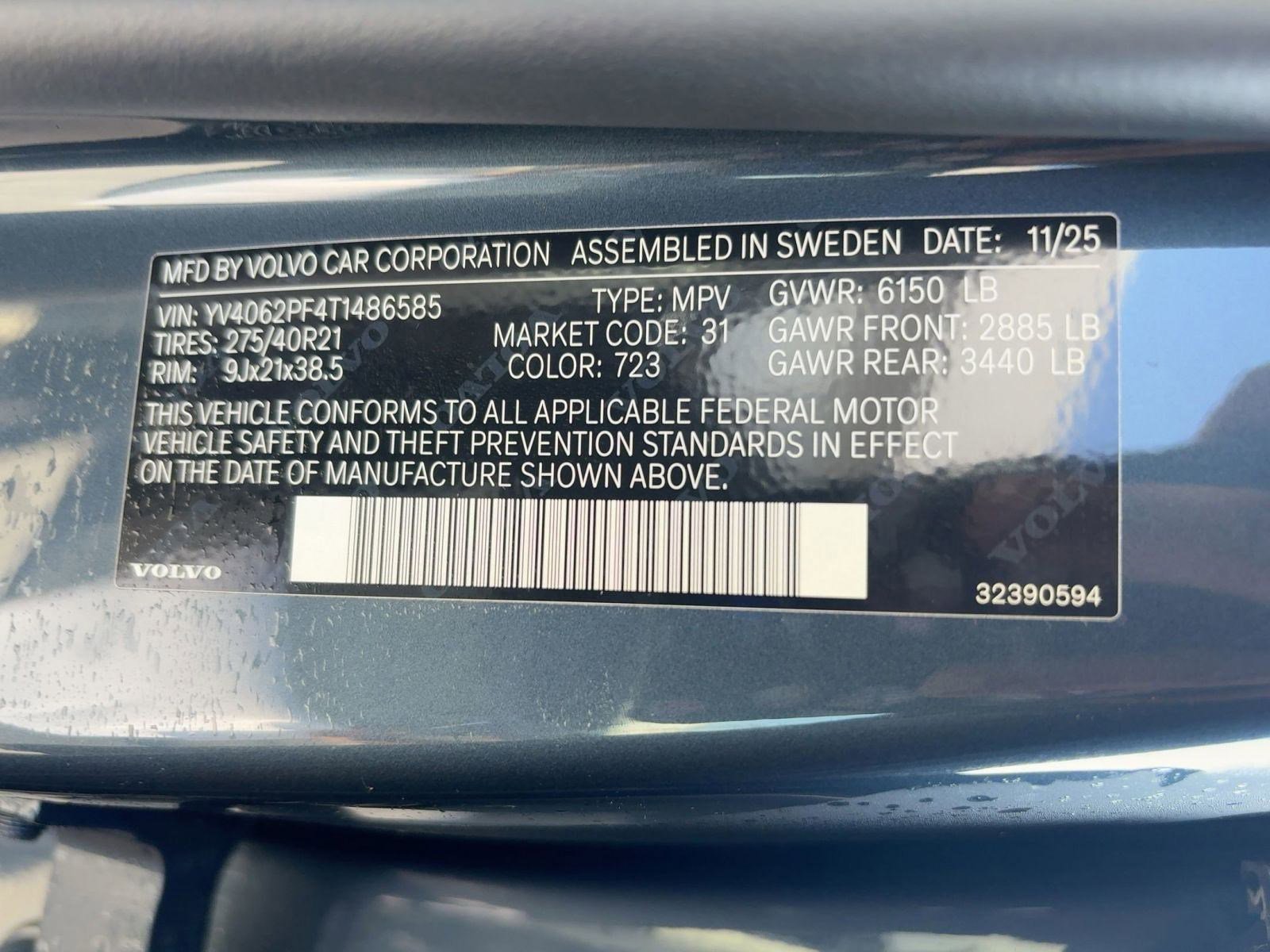 New 2026 Volvo XC90 B6 Ultra image 21