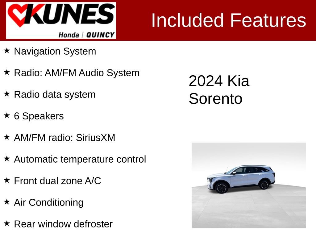 Used 2024 Kia Sorento S AWD/4WD image 2