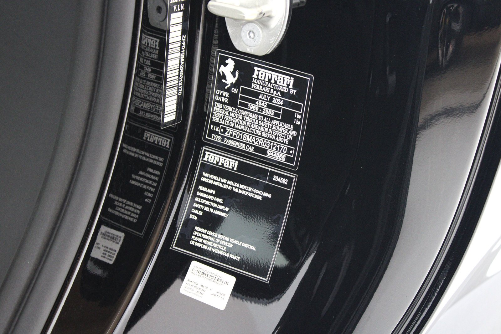 Certified 2024 Ferrari 296 GTS RWD image 58