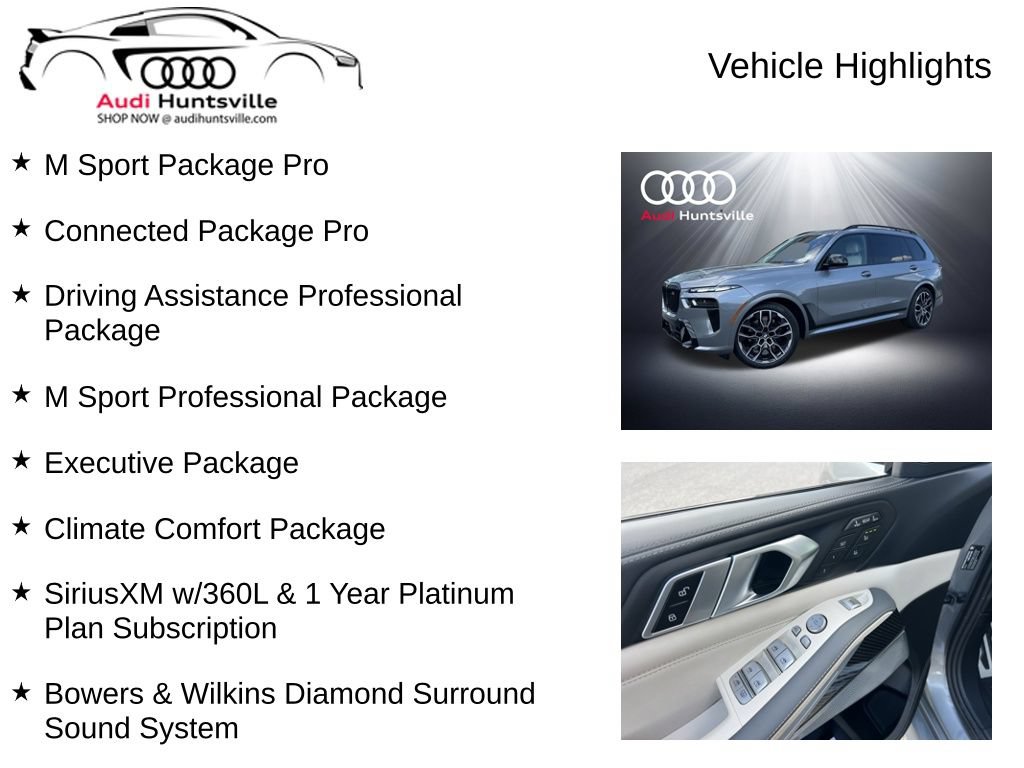 Used 2024 BMW X7 M60i w/ Executive Package AWD/4WD image 6