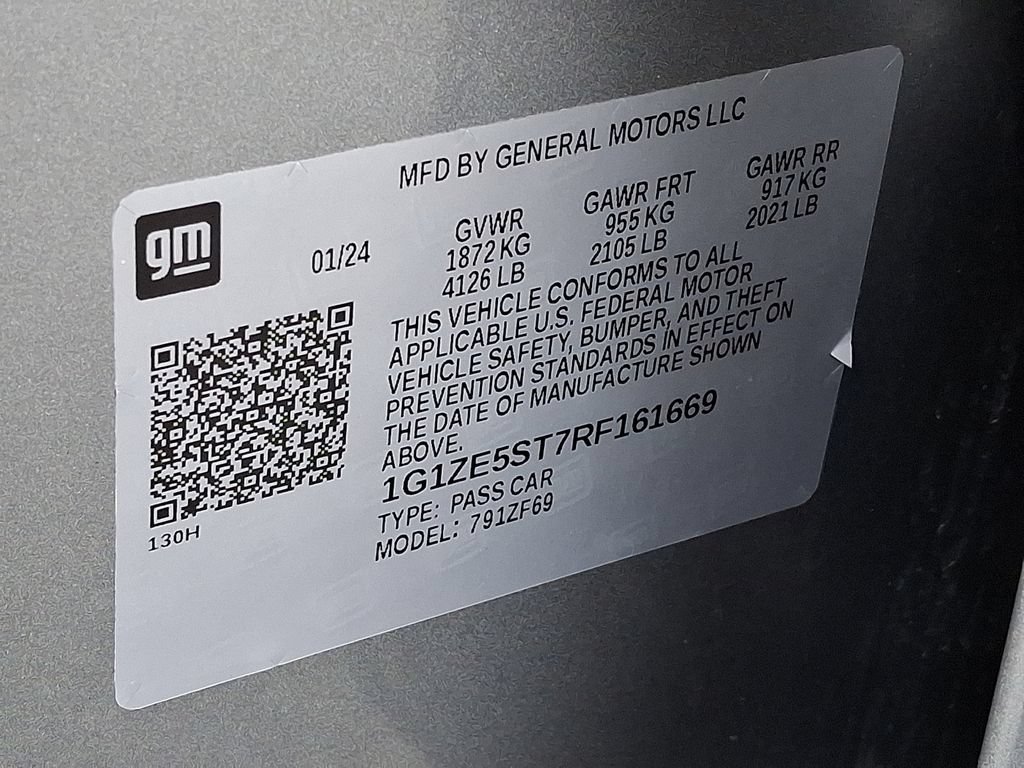 Certified 2024 Chevrolet Malibu LT FWD image 28
