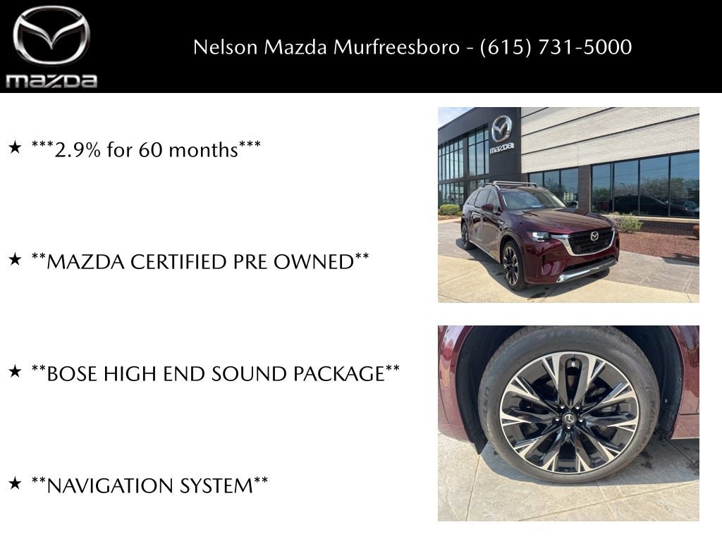 Certified 2024 MAZDA CX-90 3.3 Turbo S w/ Premium Package AWD/4WD image 31