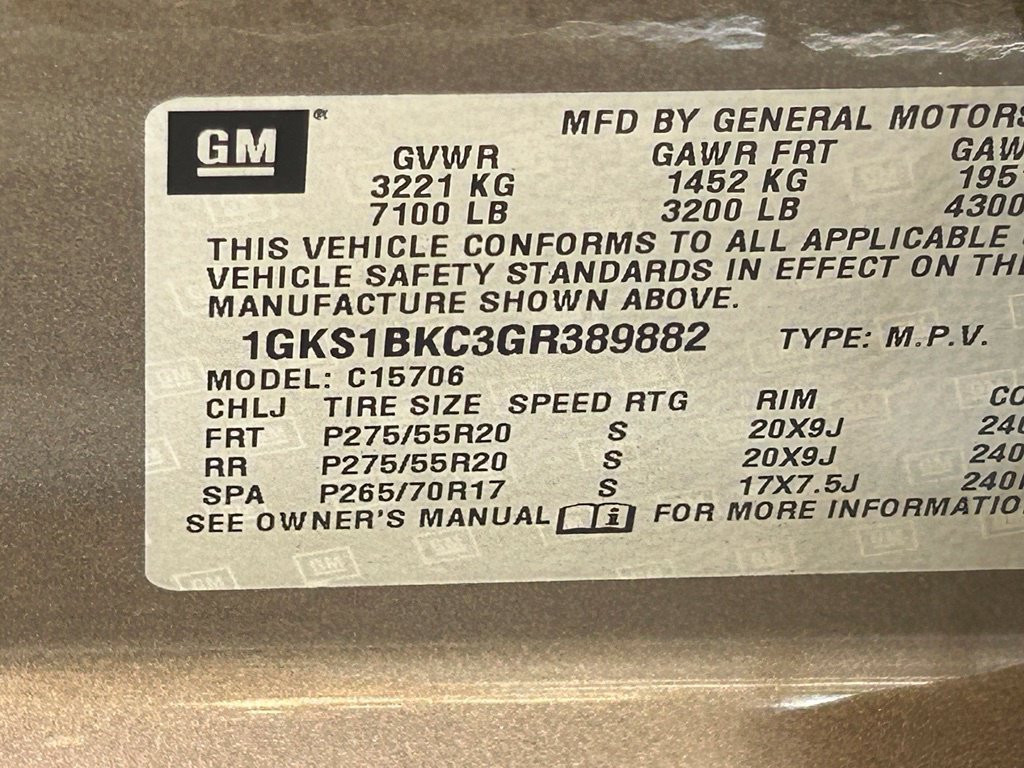 Used 2016 GMC Yukon SLT w/ HD Trailering Package RWD image 54