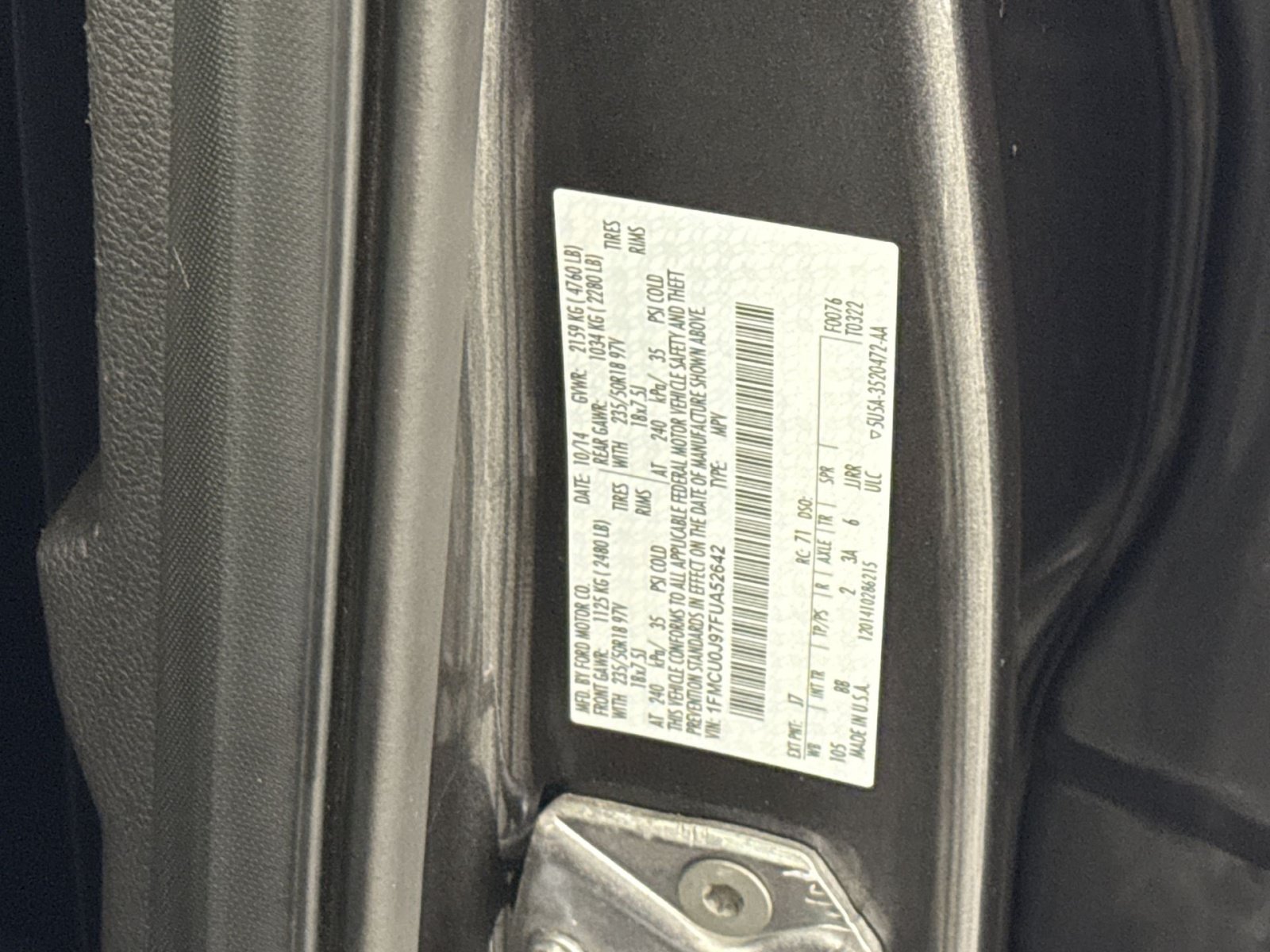 Used 2015 Ford Escape Titanium FWD image 28