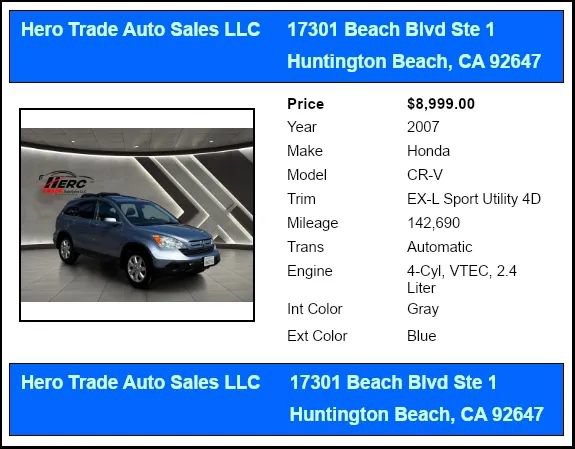 Used 2007 Honda CR-V EX-L image 20