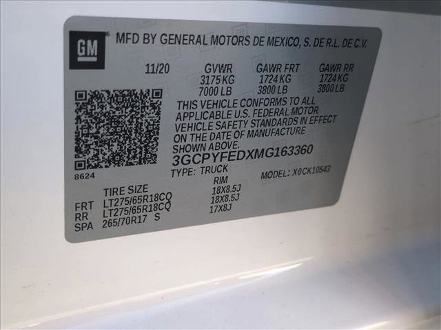 Used 2021 Chevrolet Silverado 1500 LT Trail Boss w/ Convenience Package II AWD/4WD image 24