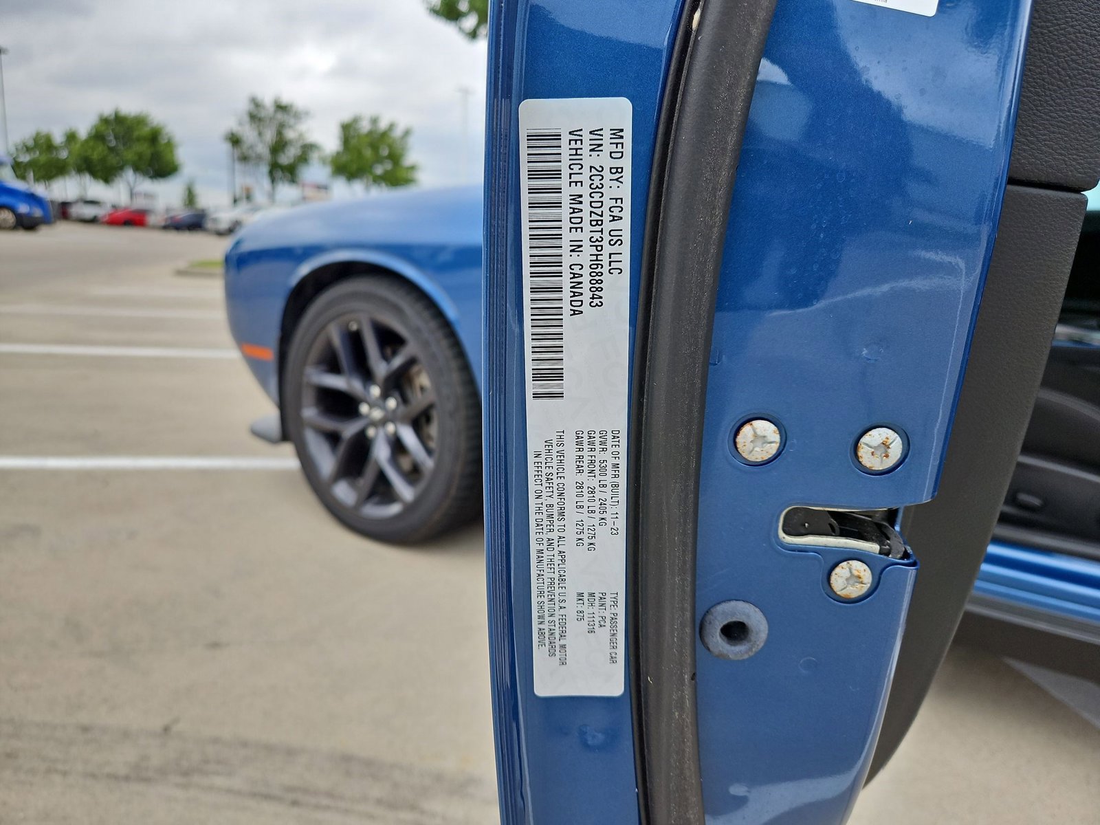 Used 2023 Dodge Challenger R/T w/ Blacktop Package RWD image 22