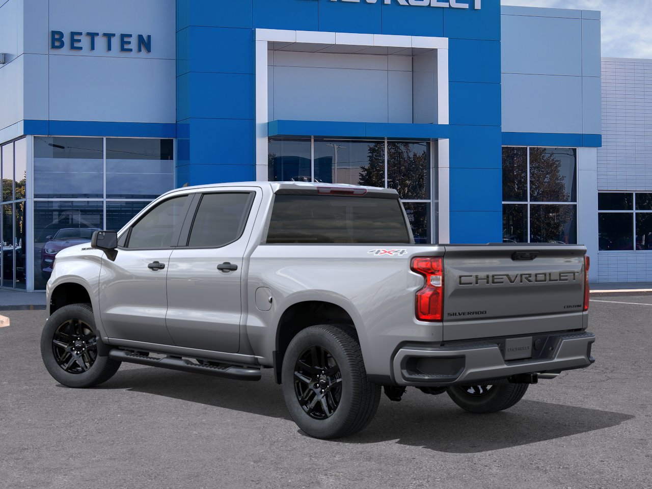 New 2026 Chevrolet Silverado 1500 Custom w/ LPO, Dark Essentials Package AWD/4WD image 3