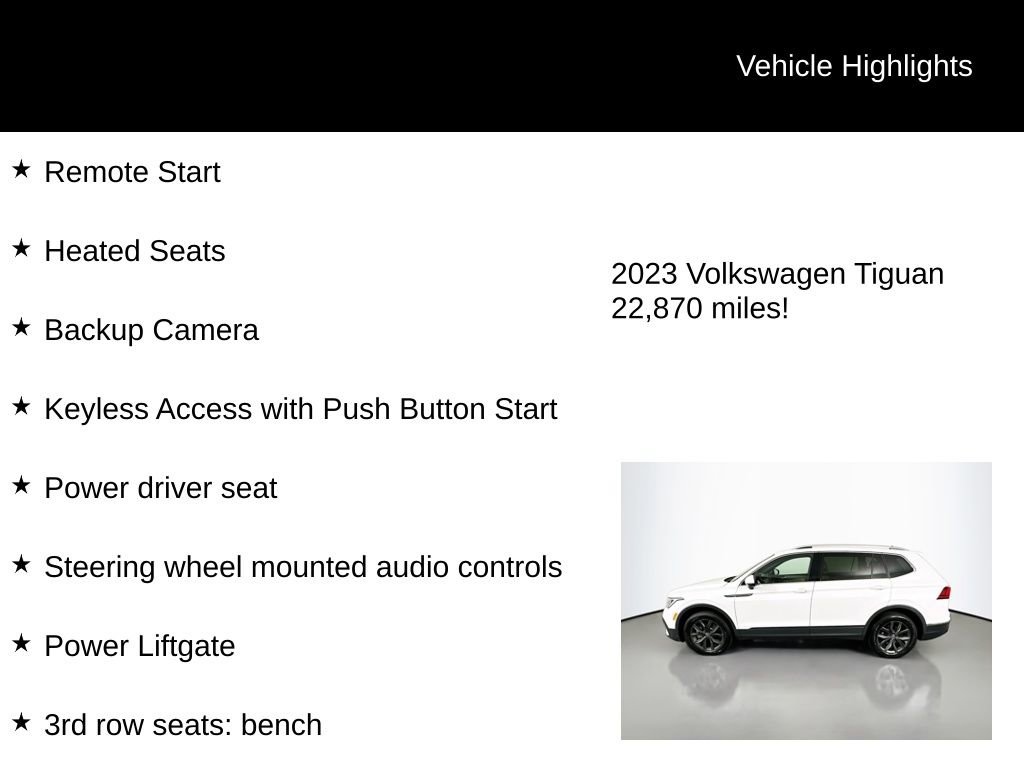 Used 2023 Volkswagen Tiguan SE image 5