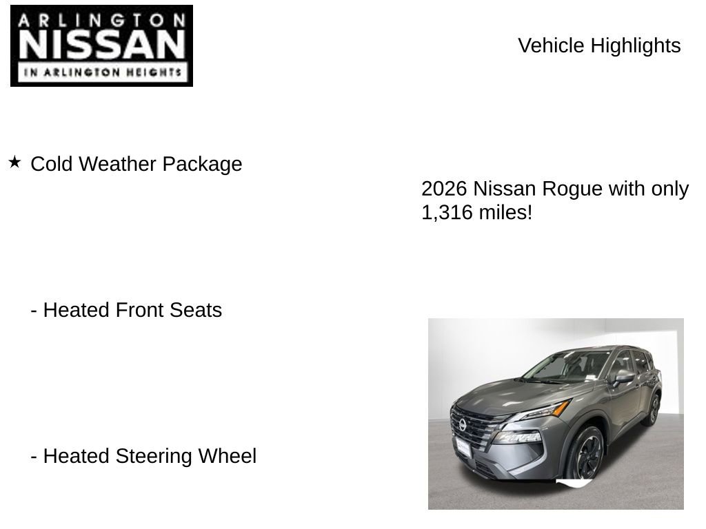 Certified 2026 Nissan Rogue SV w/ Cold Weather Package image 8