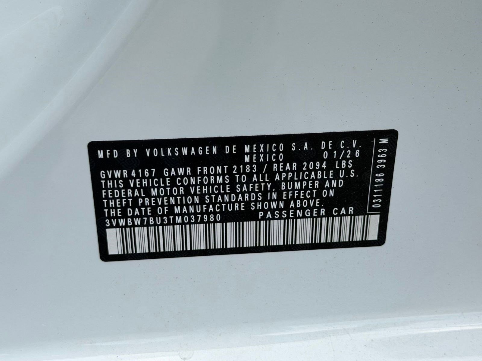 New 2026 Volkswagen Jetta Sport FWD image 19