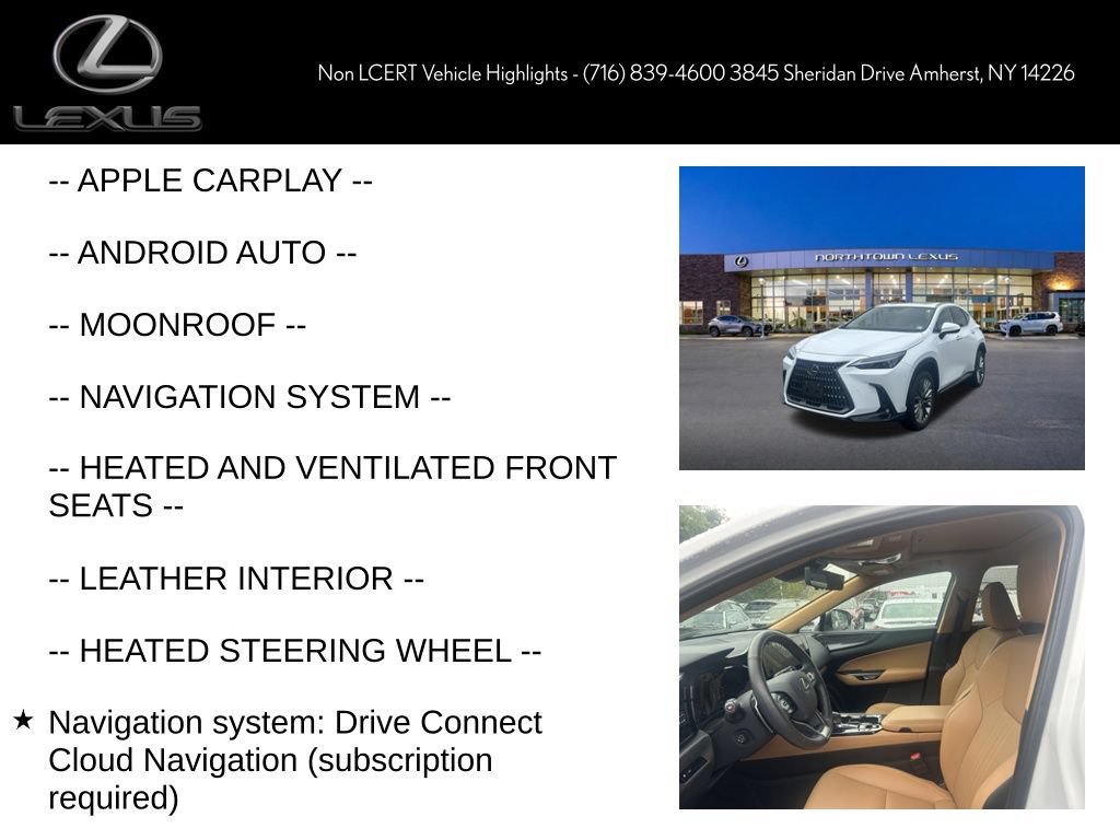 Certified 2026 Lexus NX 350h AWD w/ Cold Area Package image 7