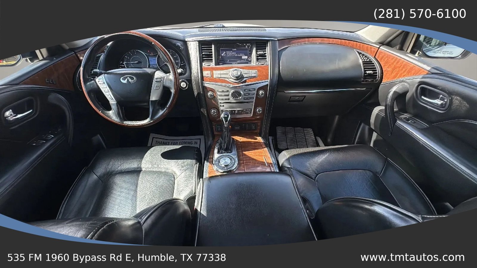 Used 2019 INFINITI QX80 Luxe w/ All-Season Package RWD image 9