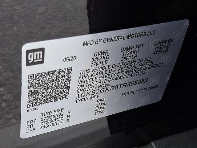 New 2026 GMC Yukon XL Elevation w/ Elevation Premium Package AWD/4WD image 17