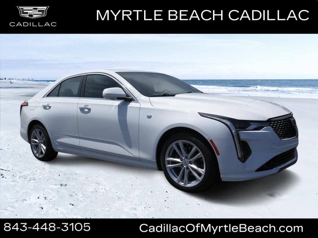 Used 2022 Cadillac CT4 Luxury w/ Sun And Sound Package RWD image 1