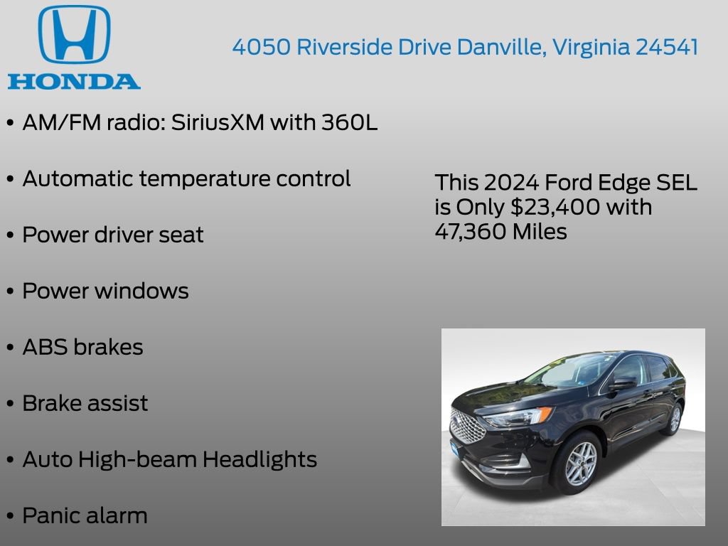 Used 2024 Ford Edge SEL AWD/4WD image 17