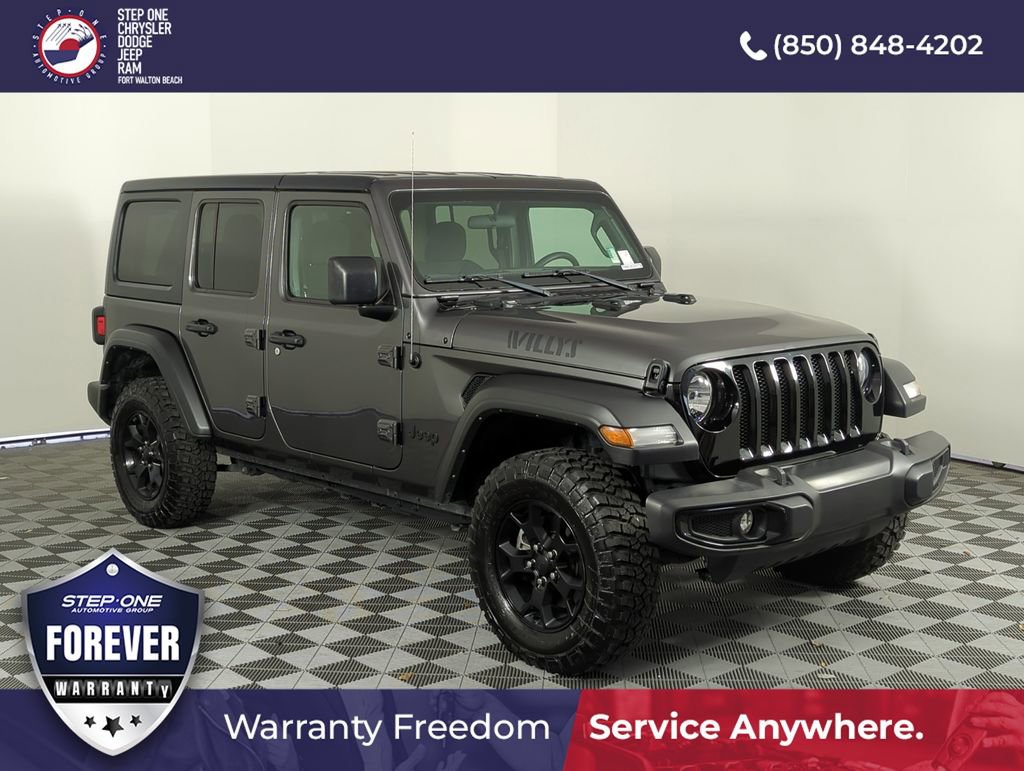 Used 2022 Jeep Wrangler Unlimited Willys video 1