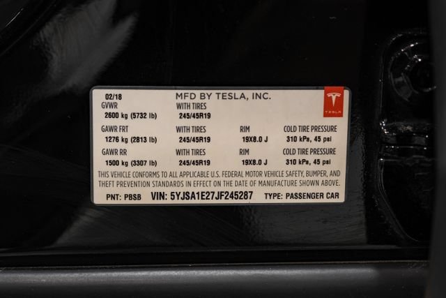 Used 2018 Tesla Model S 75D AWD/4WD image 60