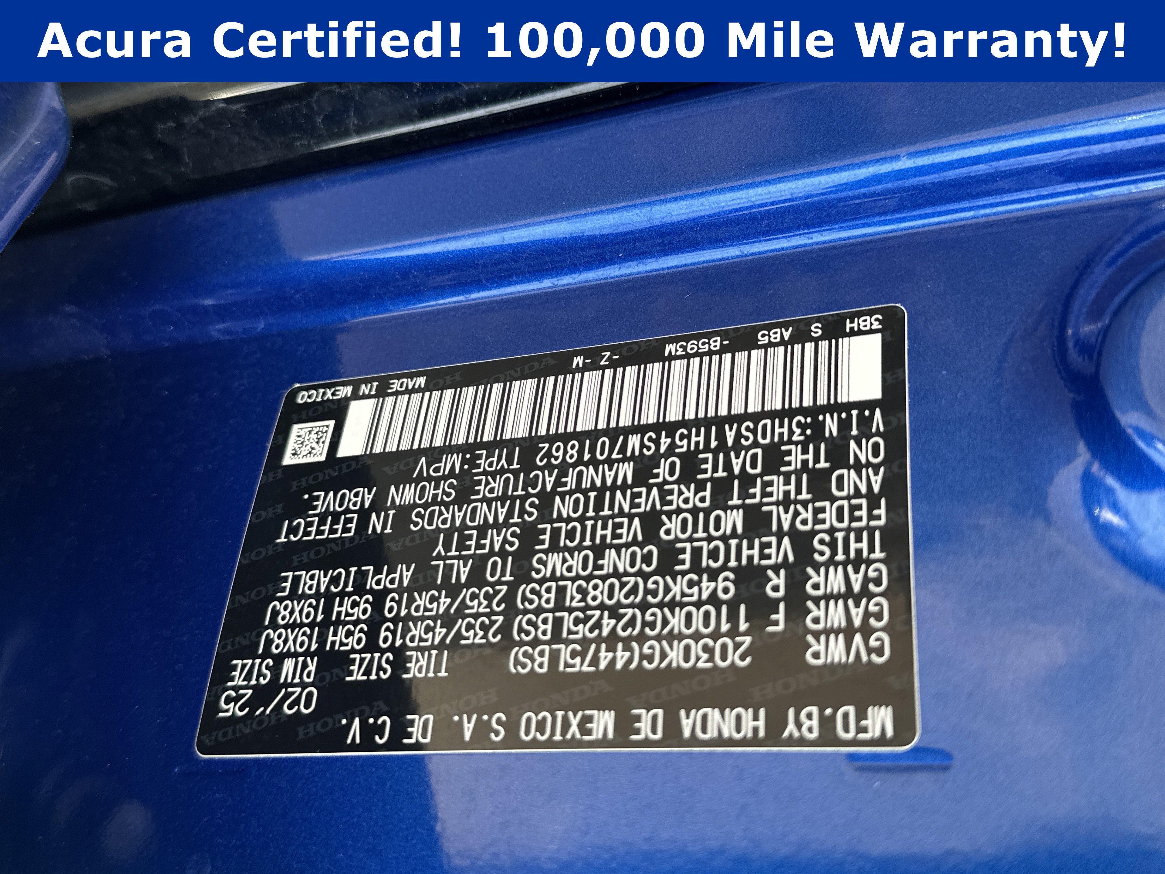 Certified 2025 Acura ADX A-Spec FWD image 38