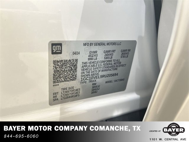 New 2024 Chevrolet Silverado EV W/T image 29