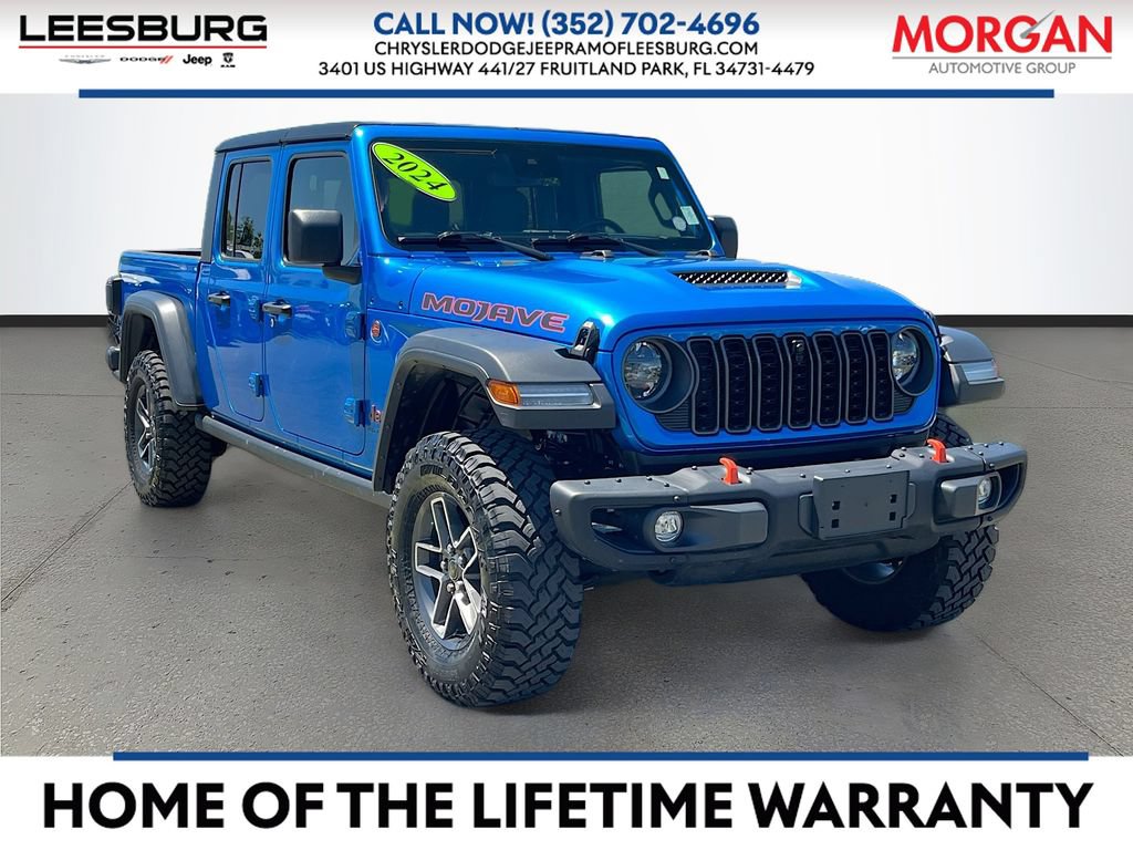 Certified 2024 Jeep Gladiator Mojave w/ Technology Group AWD/4WD image 1