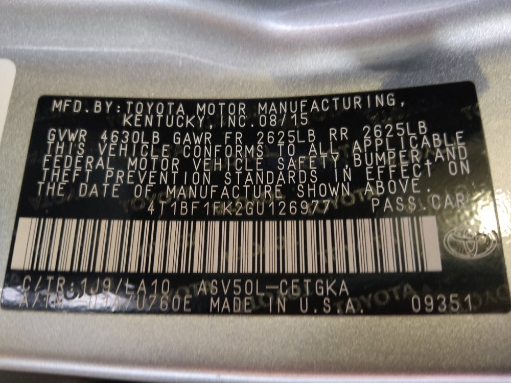 Used 2016 Toyota Camry XLE FWD image 33