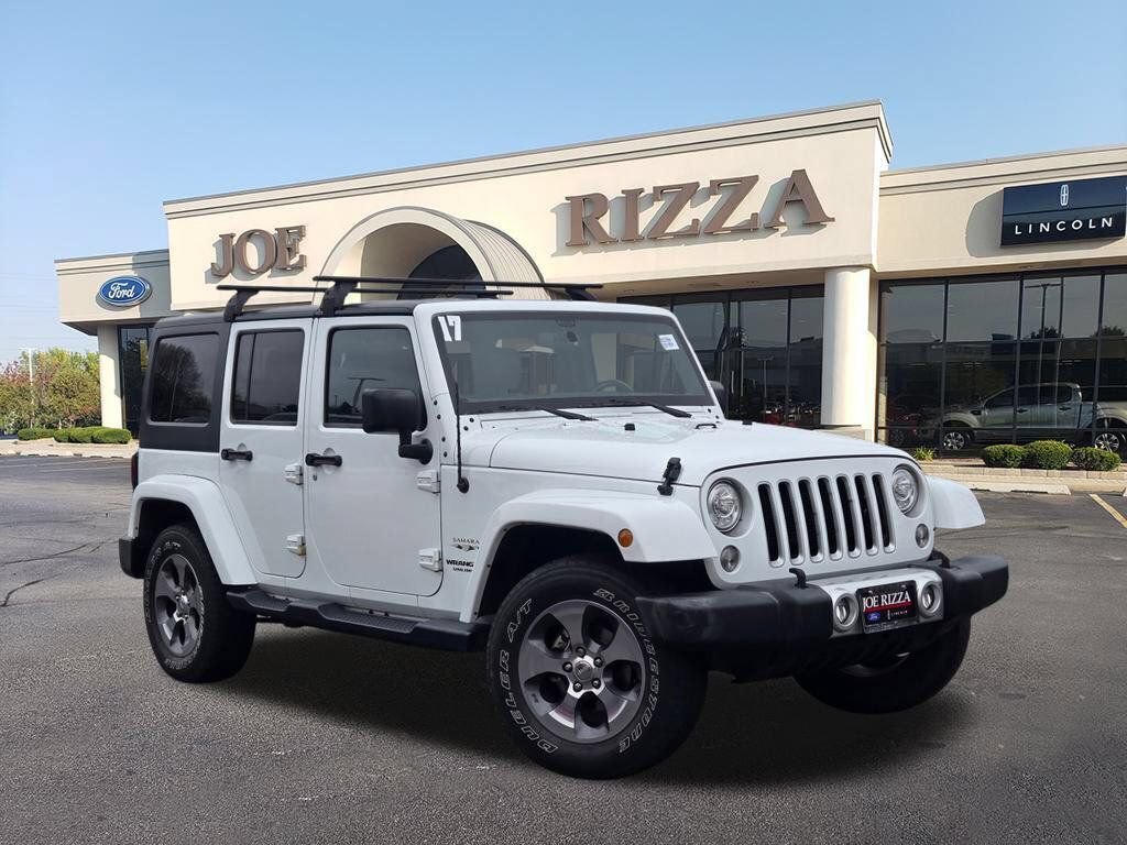 Used 2017 Jeep Wrangler Unlimited Sahara w/ Connectivity Group AWD/4WD image 1
