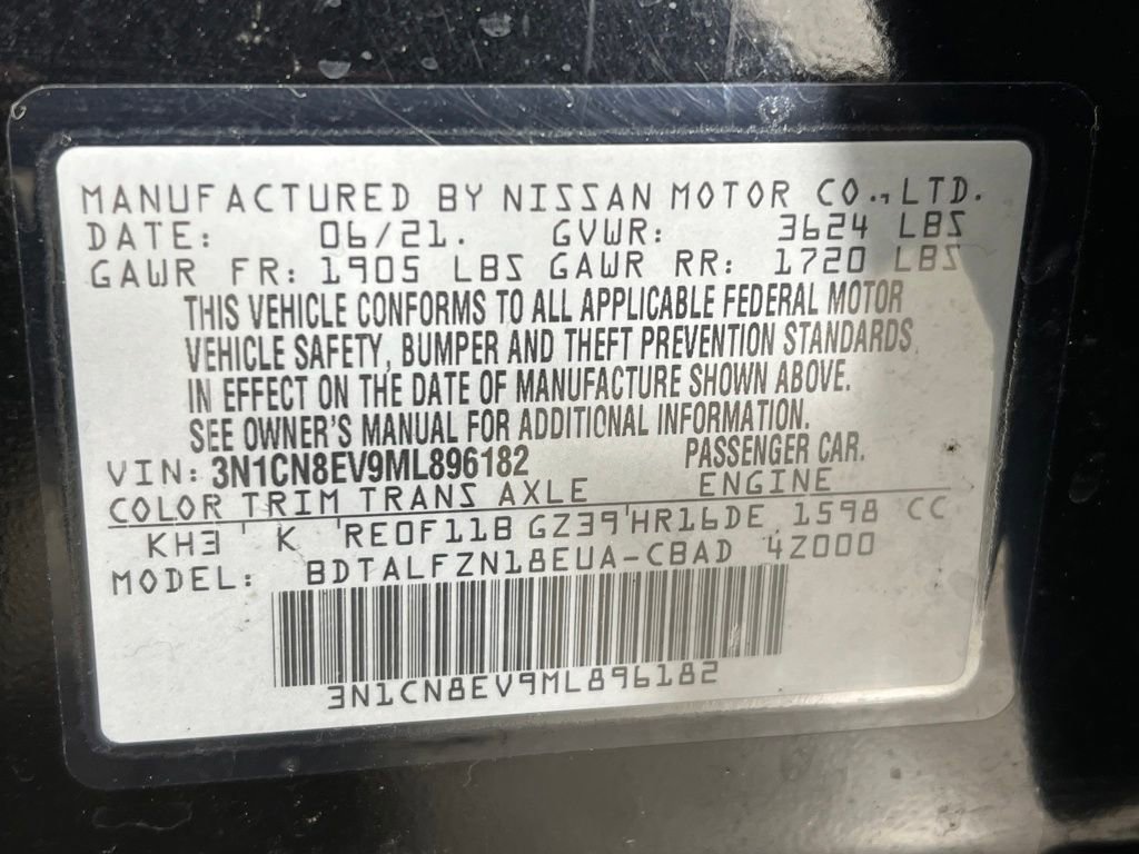 Used 2021 Nissan Versa SV image 35